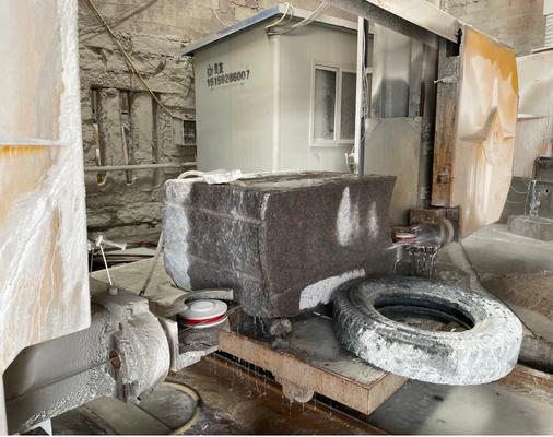 Sistema de control CNC de cuatro huso de enlace de granito de mármol de la losa de diamante de alambre de sierra