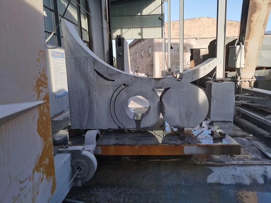 Sistema de control CNC de cuatro huso de enlace de granito de mármol de la losa de diamante de alambre de sierra
