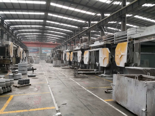 Sistema de control CNC de cuatro huso de enlace de granito de mármol de la losa de diamante de alambre de sierra