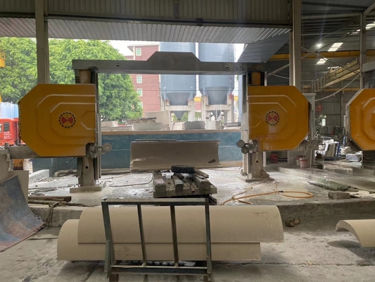 Máquina automática de corte de sierra de alambre CNC para mármol y granito
