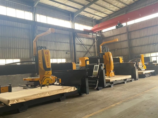 Máquina de corte de puentes CNC de 5 ejes con múltiples funciones para formas 3D