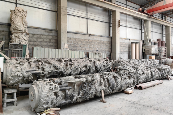Máquina de tallado de piedra plana CNC de 3 ejes de precisión para trabajos de piedra a gran escala