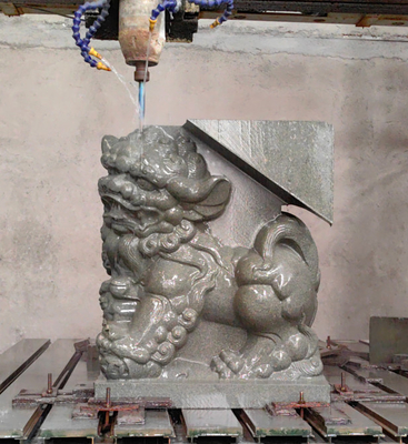 Máquina de tallado de piedra plana CNC de 3 ejes de precisión para trabajos de piedra a gran escala