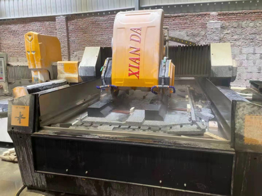 Máquina de corte lineal de perfiles de piedra de precisión automática de 3 ejes