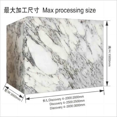 DISCOVERY Máquina de alambre de sierra de banda de diamante CNC Cuatro - Enlace de husillo