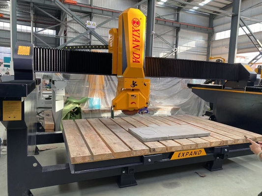 Máquina automática de corte de piedra de puente CNC de 4 ejes multifunción