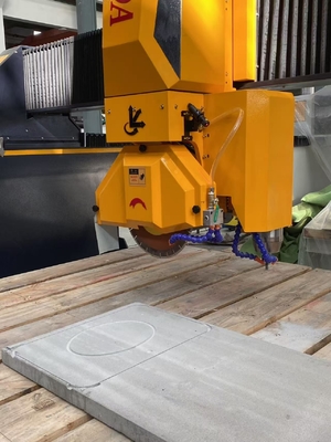 Máquina automática de corte de piedra de puente CNC de 4 ejes multifunción