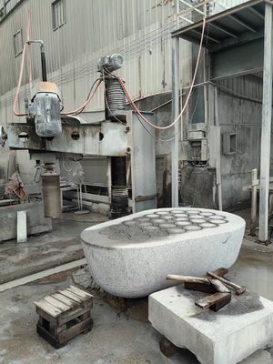 Máquina de perforación para lápidas, linternas de piedra, fregadero.