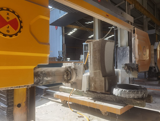 Máquina CNC de alta velocidad para la sierra de alambre de diamante CNC-2000/2500/3000 para formas especiales, losas de columna