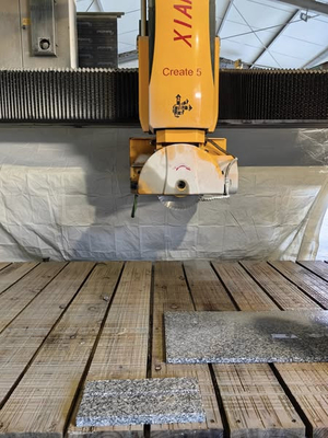 Máquina de corte de sierra de puente de 5 ejes con fuente de alimentación de CA y diámetro de hoja de 350-450 mm