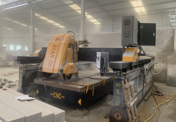 Máquina de corte de perfiles de piedra de fácil mantenimiento para corte lineal y fresado