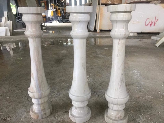 PLC / CNC Cuatro PC Máquina de corte de baluster para pilar, base de columna y tapa de columna bloqueo de carretera