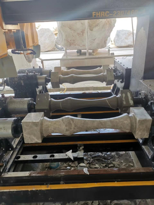 Máquinas de perfilado de piedra de alta fuerza de corte CNC/PLC para balustres