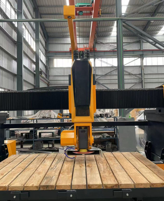 5 Ejes CNC Puente de la máquina de sierra para la mesa de la cocina de mármol con Italia Esa Sistema de programa automático Software de corte de piedra