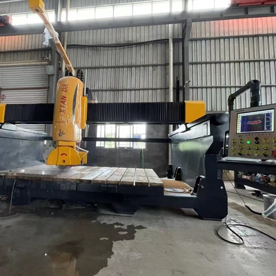Sistema de seguridad Máquina de corte de puente CNC de 5 ejes de 8000 kg para fabricación superior