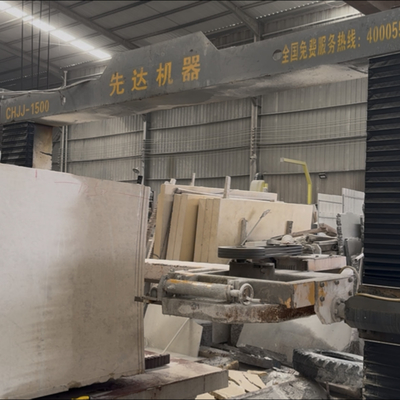 Tecnología avanzada de corte de losas CNC para el corte de piedra circular