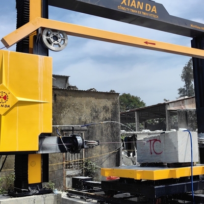 Máquina de serrado de alambre de diamante de alta velocidad para el proceso de corte automatizado