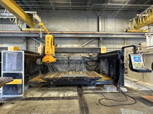 Máquina de corte de puentes CNC multifuncional de 5 ejes para el procesamiento de piedra
