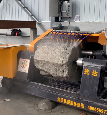 Máquina de moldeado de bolas redondas de alta productividad para bollardo de piedra
