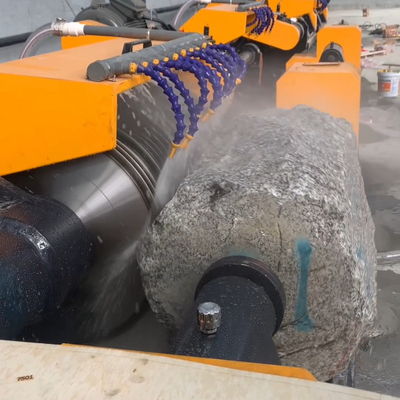 Máquina de moldeado de bolas redondas de alta productividad para bollardo de piedra