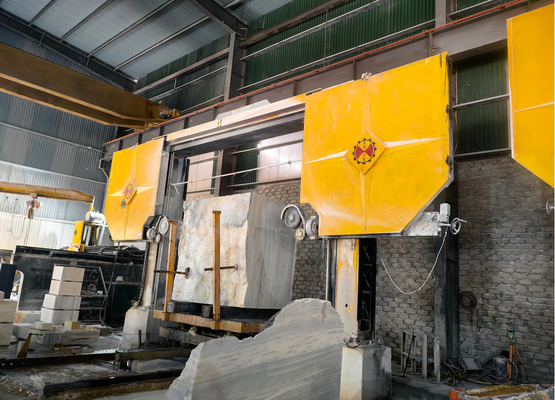 Máquina de corte de piedra con sierra de alambre de diamante CNC para perfilar