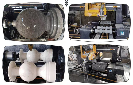 Solución Eficiente para Máquina Cortadora de Balaustres de Barandillas de Cuatro Piezas