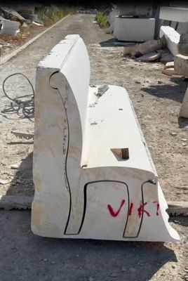 Sierra de hilo CNC automática de 4 ejes para corte de piedra para canteras y fábricas