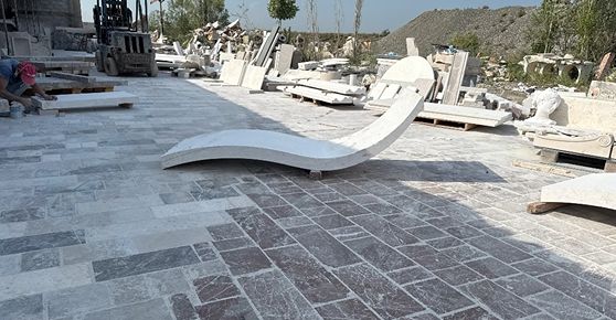 Sierra de hilo CNC automática de 4 ejes para corte de piedra para canteras y fábricas