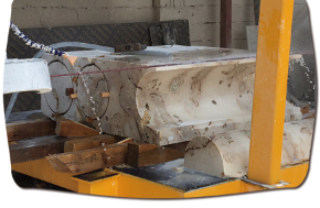 Máquina de corte con hilo diamantado CNC de 4 ejes para corte de piedra de precisión para formas especiales y diseños curvos