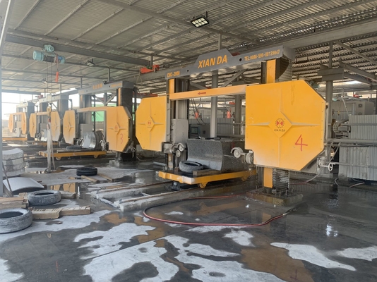 Máquina de sierra de hilo único con diamante CNC