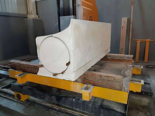 Máquina de corte de piedra con sierra de alambre de diamante CNC para recortar bloques