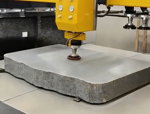 Máquina de pulido inteligente integrada con alta precisión y alimentación automática para el pulido de piedra