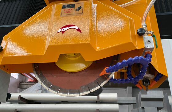 Diámetro de la hoja 350-450mm Máquina de corte de puente de 4 + 1 ejes