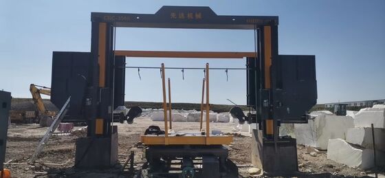 Máquina de aderezo CNC de alambre de diamante con mesa giratoria de 360 ° para bloques grandes de 1,5M / 1,8M / 2,1M / 2,2M / 3,5M