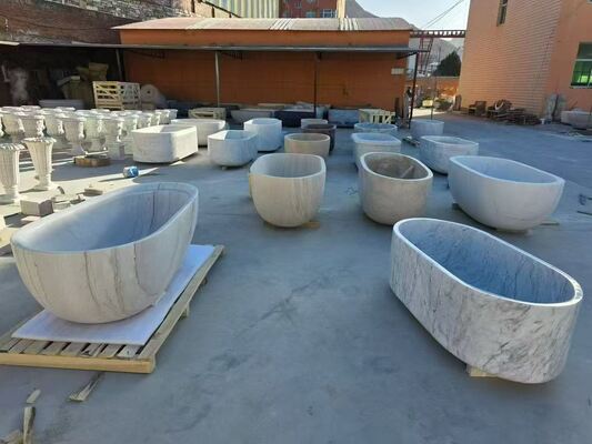 Centro de mecanizado CNC de 5+1 ejes para escultura 3D de granito y mármol, bañera