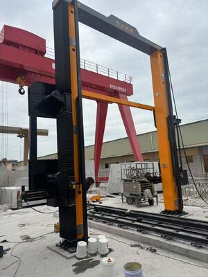 Máquina de sierra de alambre de diamante CNC con tamaño máximo de procesamiento de 3500*3000*1800 mm y motor principal de 11kw para corte de piedra