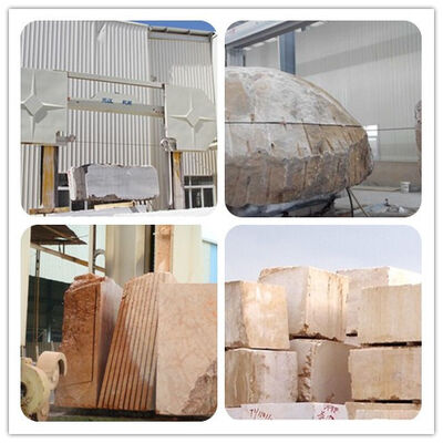 Máquina de corte de alambre de diamante con control PLC y accionamiento de tornillo síncrono para división de bloques de mármol y granito de 3000×3000×1500 mm