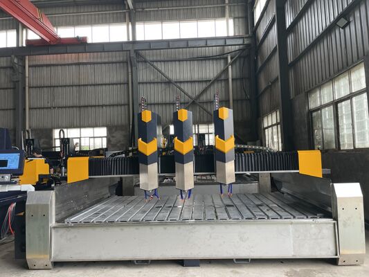 Máquina de tallado de piedra CNC con precisión de 0,02 mm, velocidad de aire de 15 m/min, potencia eléctrica para grabado de precisión