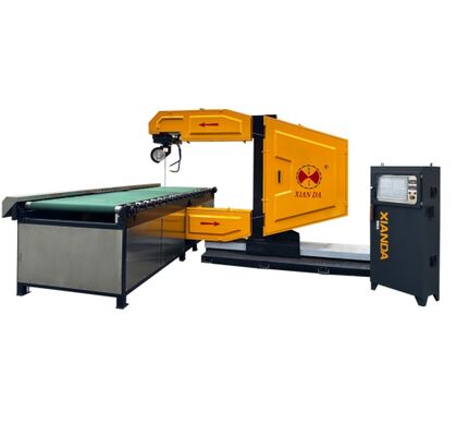 Máquina de Sierra de Alambre CNC Vertical con Control PLC para Corte de Piedra, Consumo de Agua de 4m3/H, Longitud de Alambre de 20-50m
