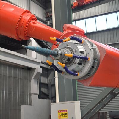 Máquina de corte de piedra de robot CNC de 6 ejes con control interpolado y husillo BT40 para tallado a gran escala de 3100 mm