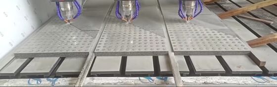 Máquina de tallado de piedra CNC con precisión de 0,02 mm, velocidad del aire de 15 m / min y energía eléctrica para piedra pavimentada táctil