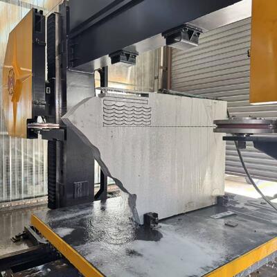 Máquina de corte CNC de precisión para el procesamiento de bloques cerámicos espumados