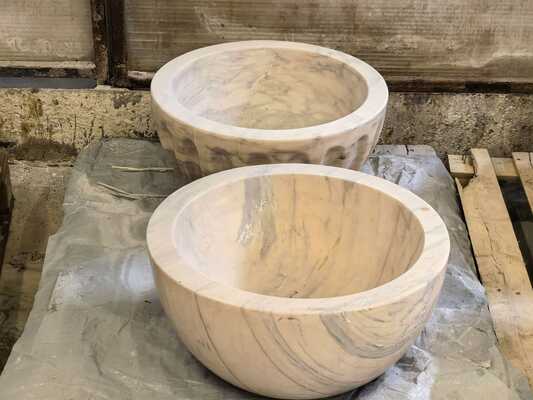 Máquina de tallado de piedra industrial de 5 ejes CNC FAEM-3320, procesamiento rápido para la figura humana de Buda 3D y la escultura de monumentos