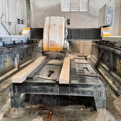 Máquina de corte lineal y fresado CNC de 3 ejes, máquina de perfilado de piedra y bordillos de alta precisión