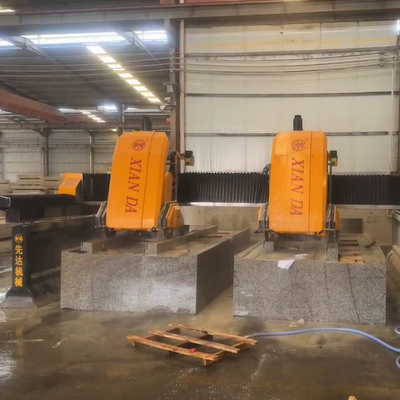 Máquina de corte lineal y fresado CNC de 3 ejes, máquina de perfilado de piedra y bordillos de alta precisión