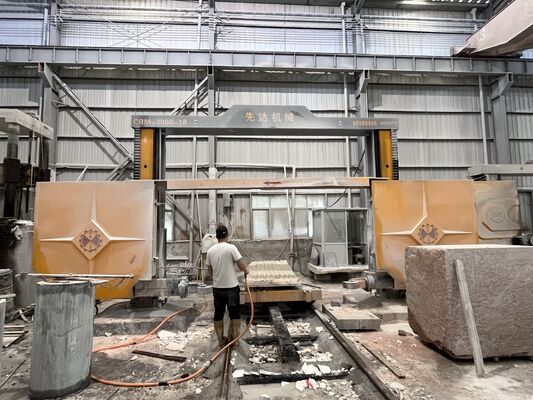 Máquina divisora de bloques CNC de alta eficiencia de 4 ejes con tamaño máximo de procesamiento de 3000 mm para corte de piedra