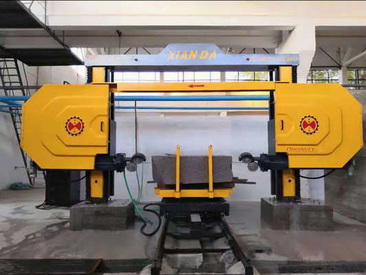 Xianda Discovery 5 Ejes Máquina de sierra de alambre de diamante CNC para granito de mármol 3D Arco Columna de formación de piedra de corte de perfil