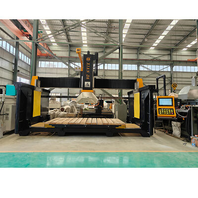 Máquina de corte de puentes CNC de 5 ejes Promote 900 Granito de alta precisión de mármol de sierra con rotación de 360 °