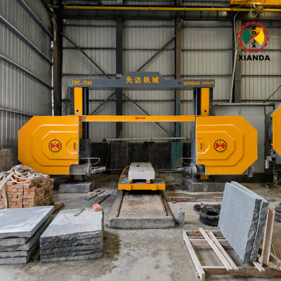 Máquina de sierra de alambre de granito de mármol de diamante con sistema de control CNC de alta resistencia