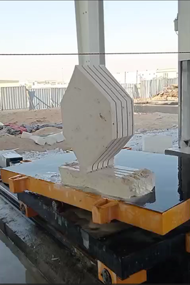 Discovery 4 Máquina de sierra de alambre de diamante CNC con mesa de trabajo servo accionada a 360 ° y velocidad de corte de 20-40 M/S para el corte de piedra de precisión